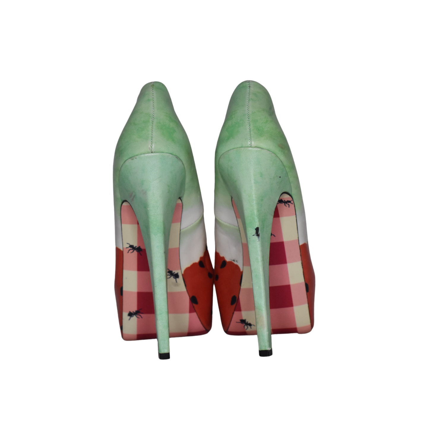 Taylor Says High Heels Watermelon and Ants Green, Red Size 7M SKU 000249-5