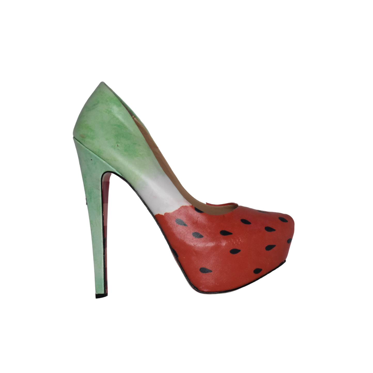 Taylor Says High Heels Watermelon and Ants Green, Red Size 7M SKU 000249-5
