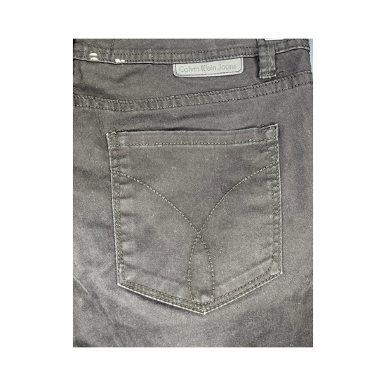 Calvin Klein  Crop Denim Pants Black Size 6 SKU 000015