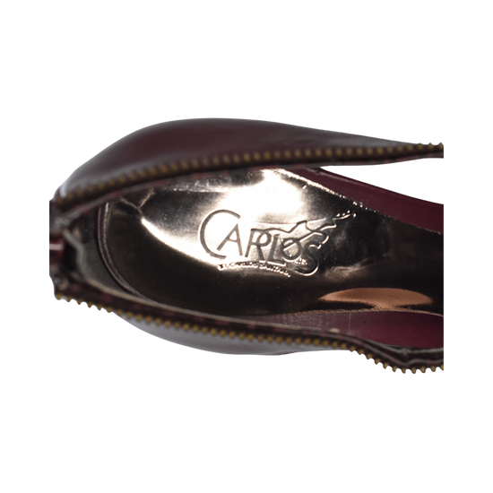 Carlos by Carlos Santana High Heels Maroon Size 6.5 SKU 000131-4