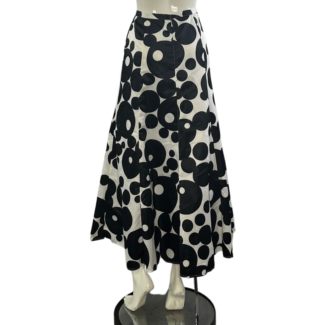 Venus Formal Skirt Polka Dot Black & White Size 6 SKU 000310