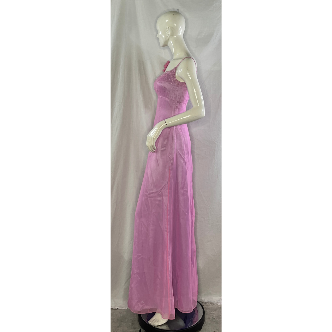 Bella Formals By Venus Gown Embellished Pink  SKU 000310