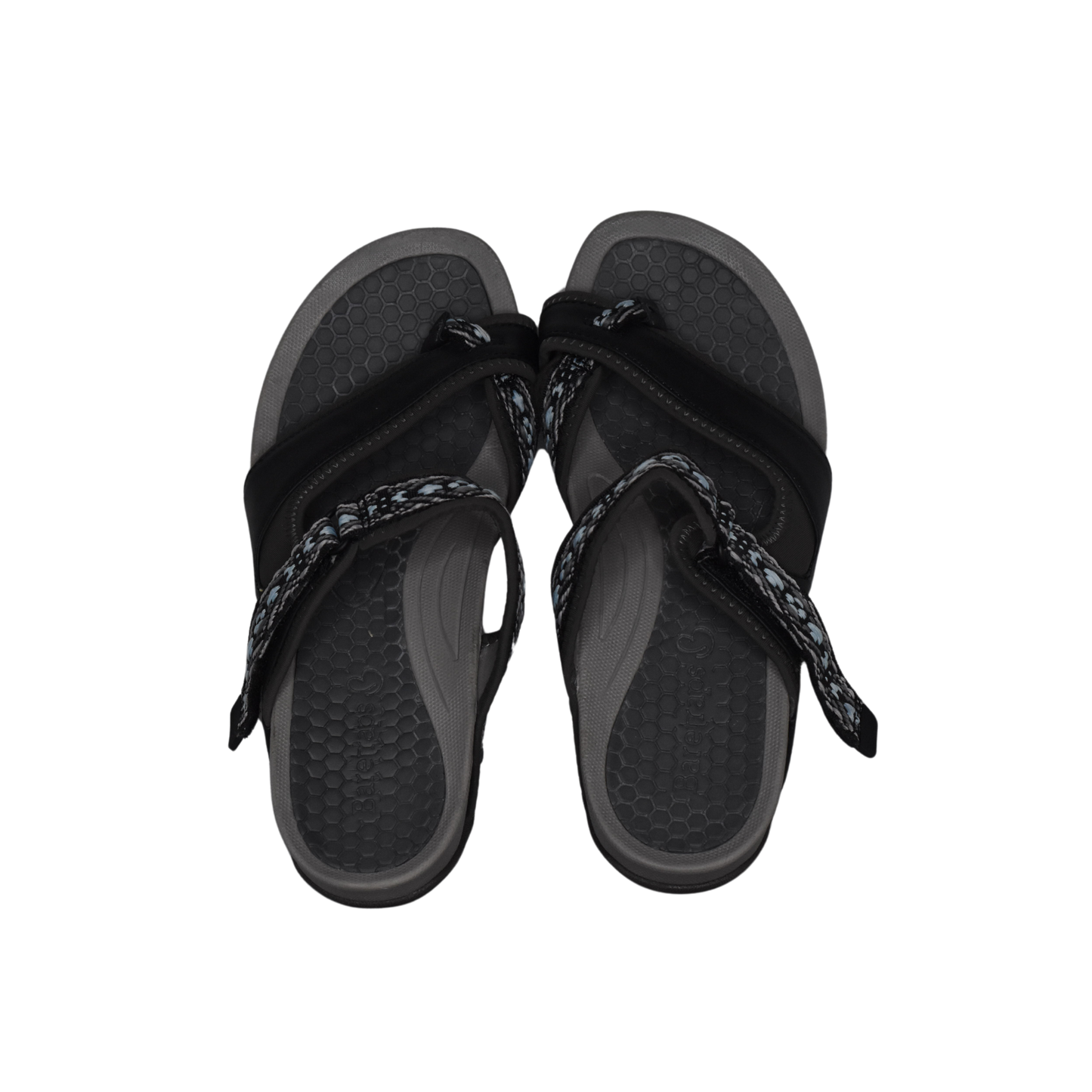 Baretraps Sandal Black, White, Light Blue Size 7M SKU 000093-5