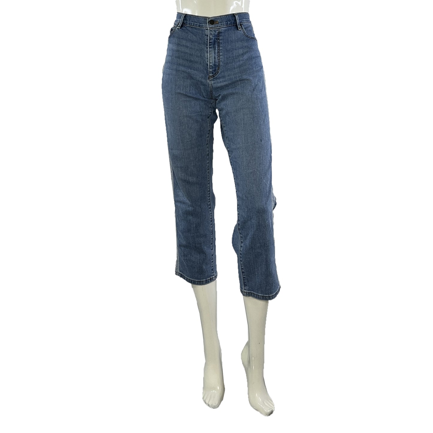 Ann Taylor Denim Capri Jeans Light Blue Size 6 SKU 000423-1