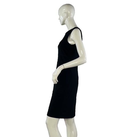 Ann Taylor Dress Sleeveless Above-Knee Black Size 6 SKU 000066-1