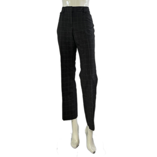 Ann Taylor Dress Pants Square Pattern Gray, Tan Size 8 SKU 000372-4