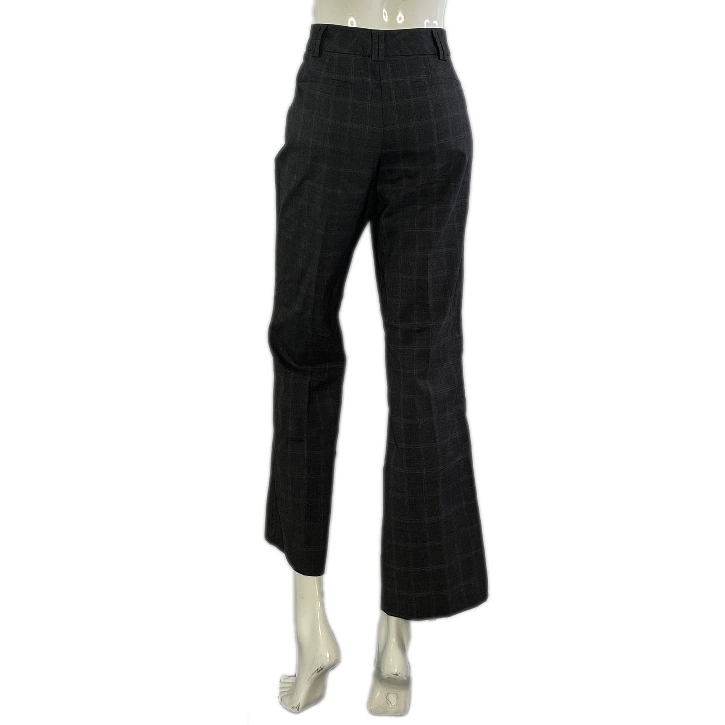 Ann Taylor Dress Pants Square Pattern Gray, Tan Size 8 SKU 000372-4