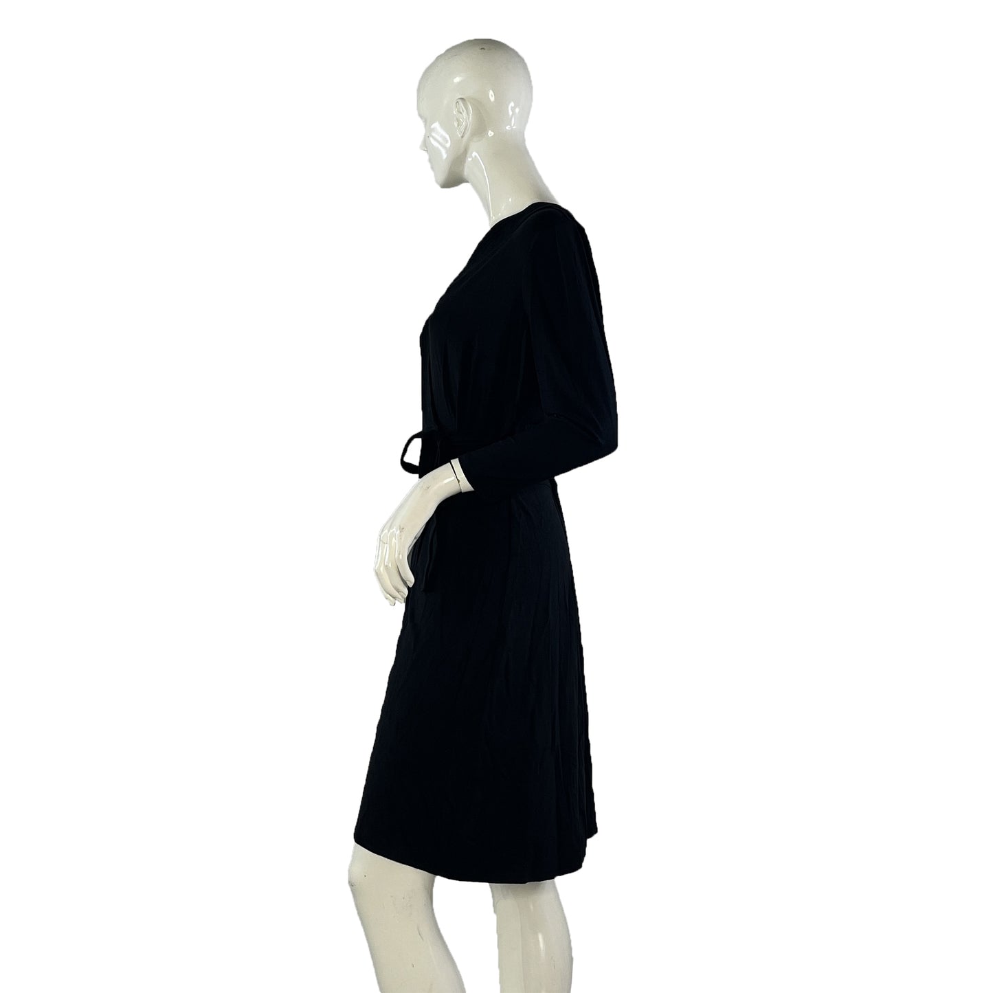 Ann Taylor Wrap Dress Black Size 8 SKU 000067-6