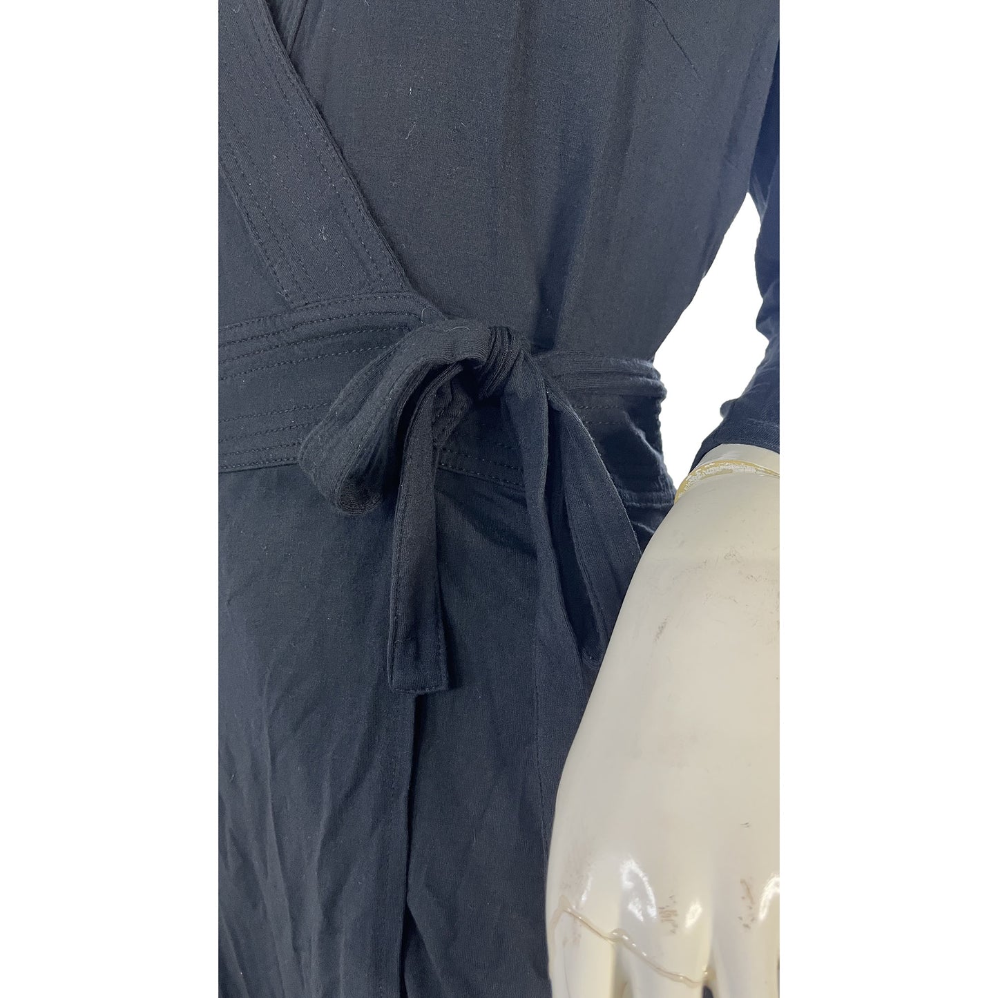 Ann Taylor Wrap Dress Black Size 8 SKU 000067-6 Designers On A Dime Ann Taylor Wrap Dress Black Size 8 SKU 000067-6 Designers On A Dime