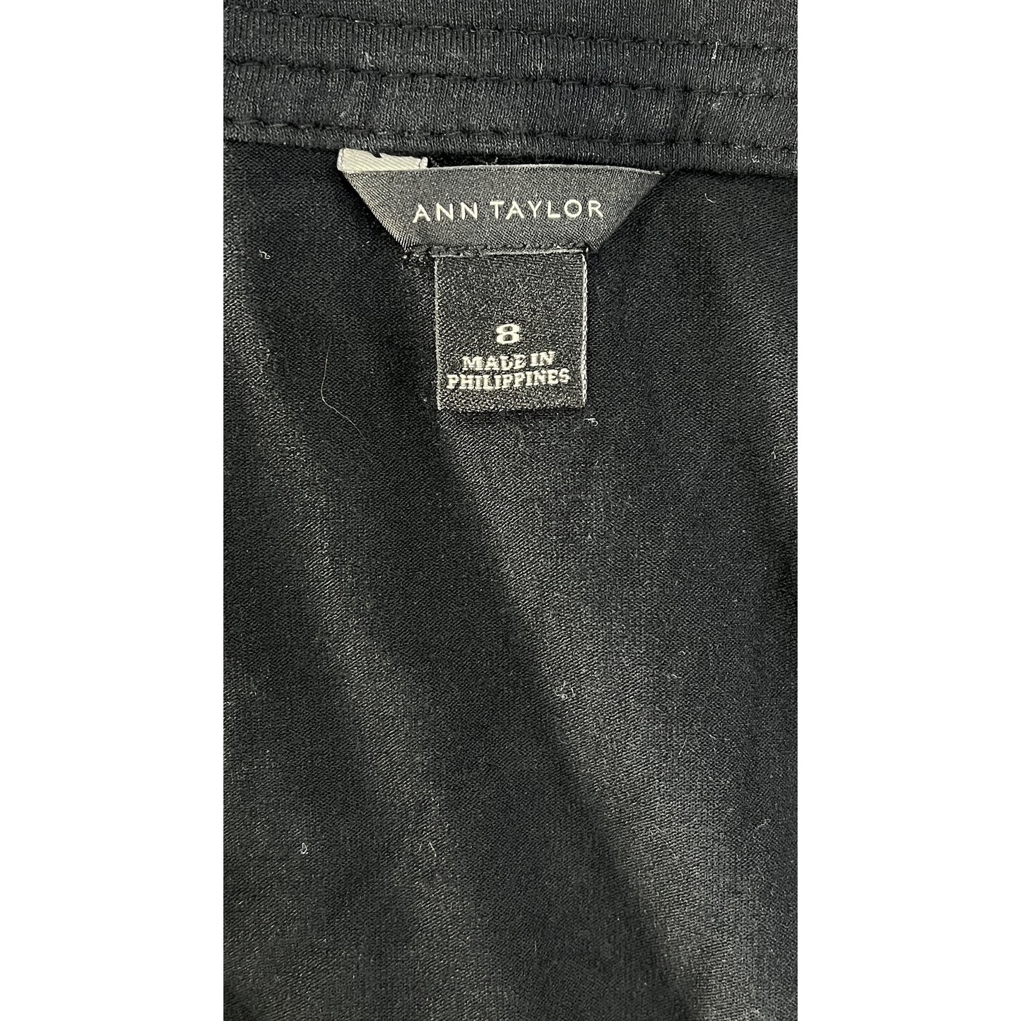 Ann Taylor Wrap Dress Black Size 8 SKU 000067-6 Designers On A Dime Ann Taylor Wrap Dress Black Size 8 SKU 000067-6 Designers On A Dime