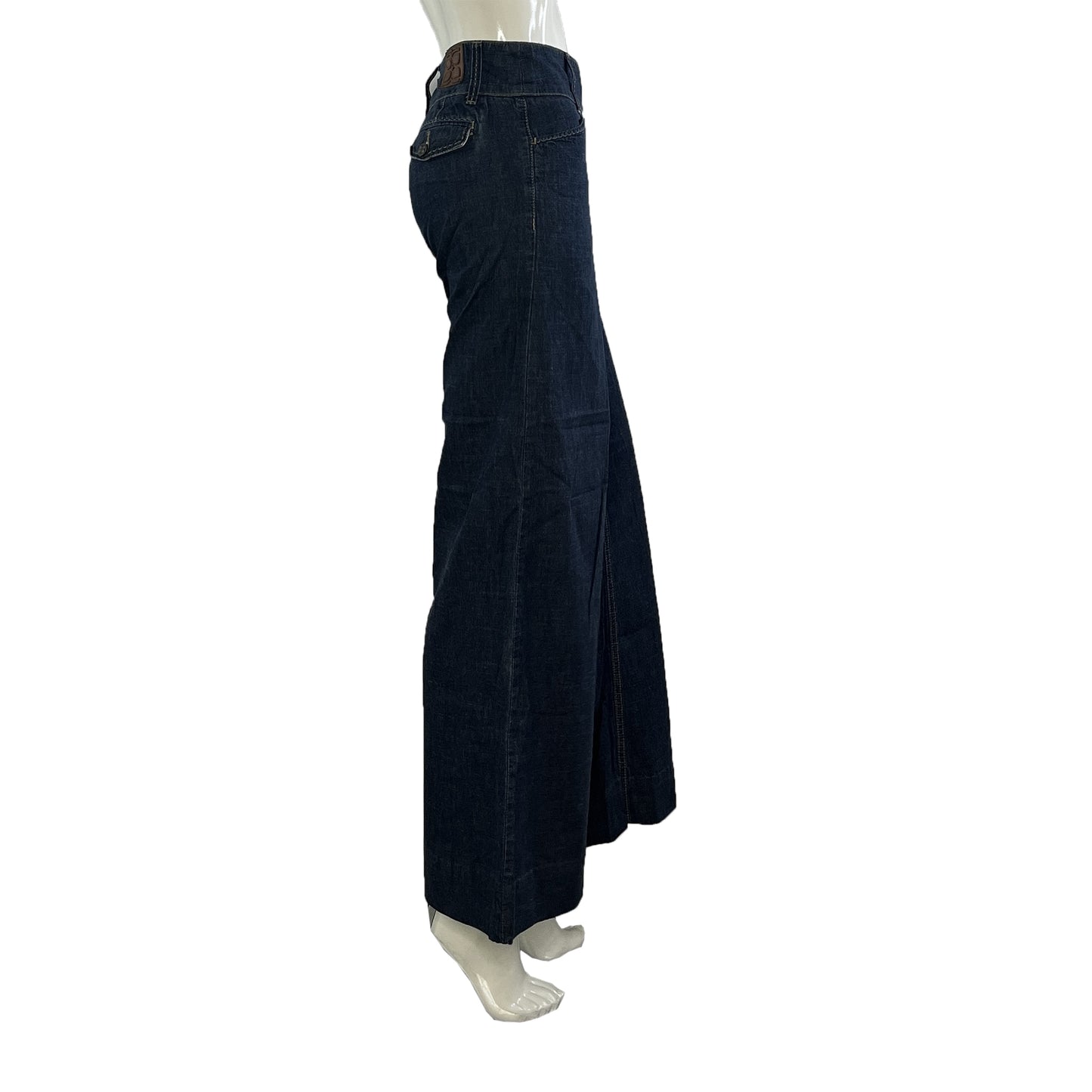 BCBG Denim Jeans Flare Dark Blue Size 30 SKU 000424-1