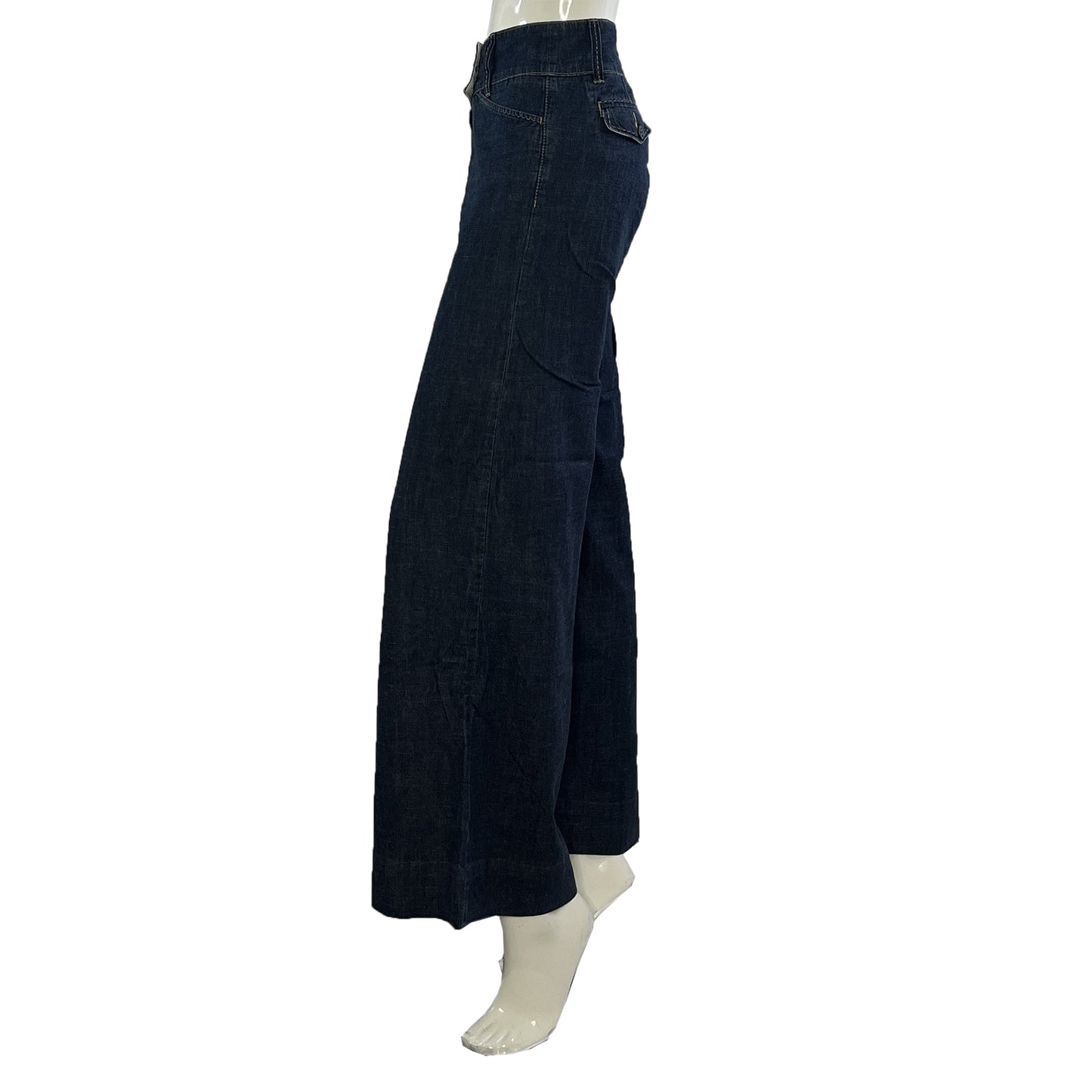 BCBG Denim Jeans Flare Dark Blue Size 30 SKU 000424-1