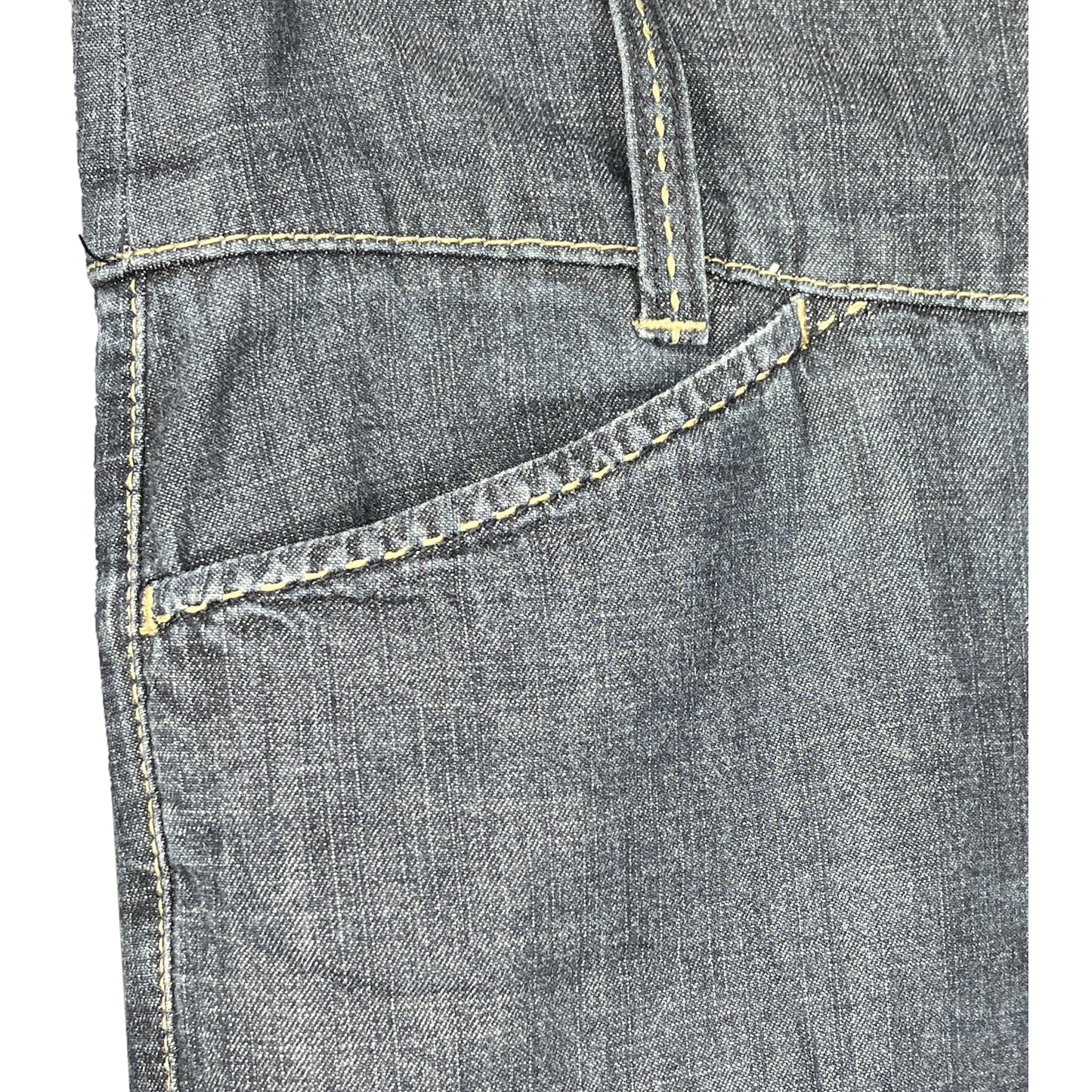 BCBG Denim Jeans Flare Dark Blue Size 30 SKU 000424-1