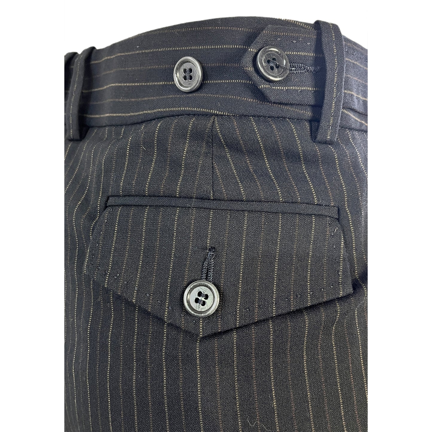 BCBG Skirt Mini Pin Stripe Navy, Brown, Tan Size 10 SKU 000372-6