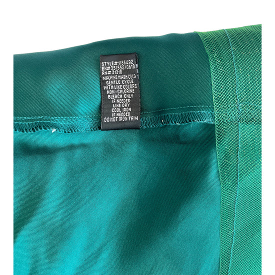 BCX Cocktail Dress Cross-Back Rhinestone Embellished Emerald Size 13 SKU 000351-5