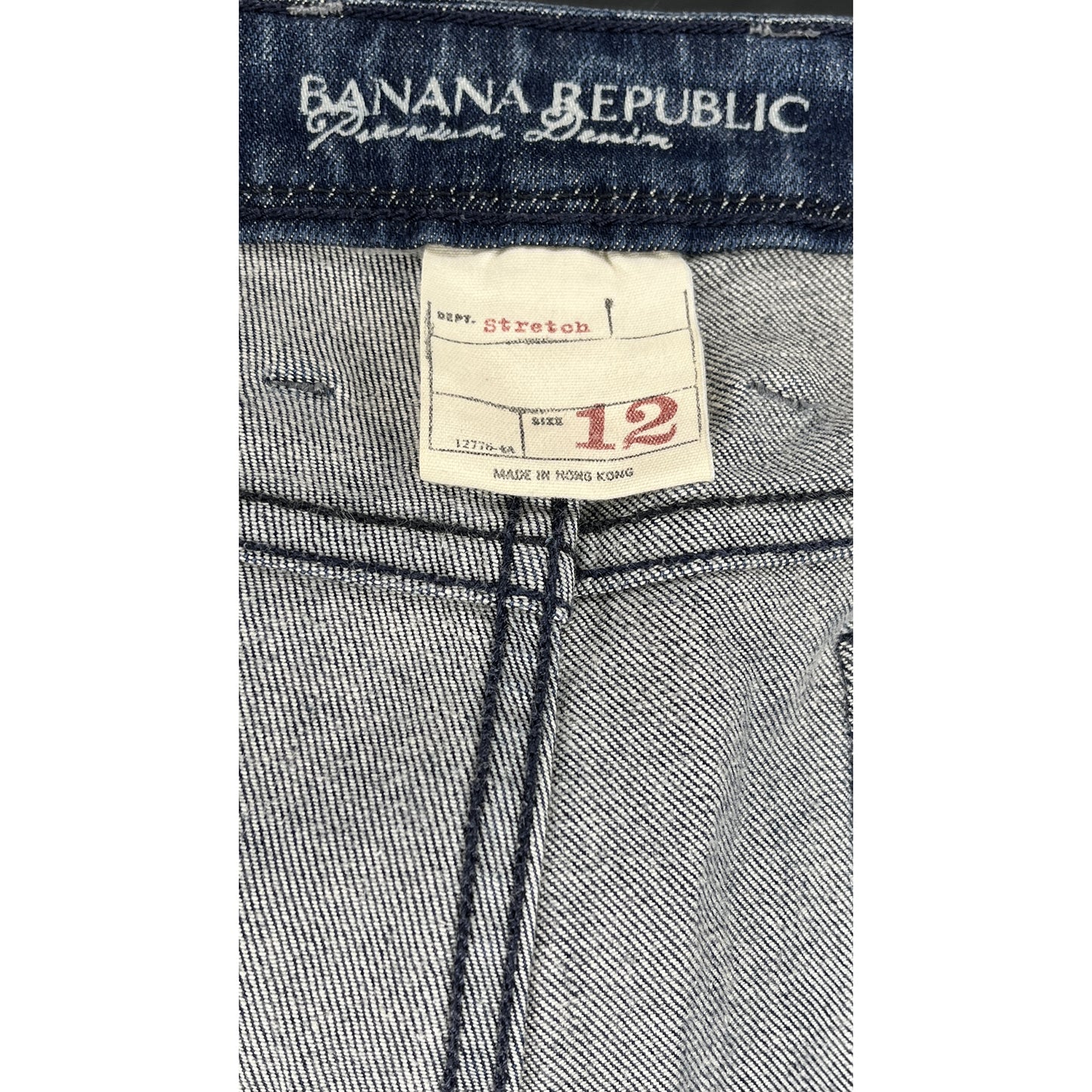 Banana Republic Denim Jeans Dark Blue Size 12 SKU 000423-4