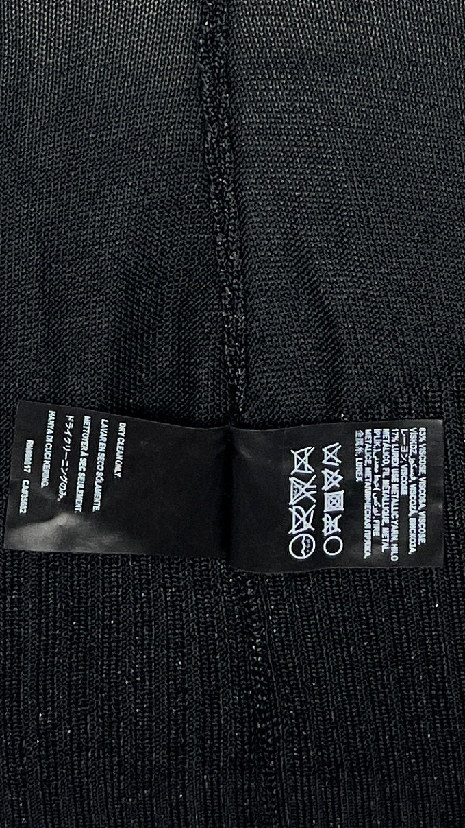 Bebe Sparkle V-Neck Sweater Black Sz XS SKU 000071-1