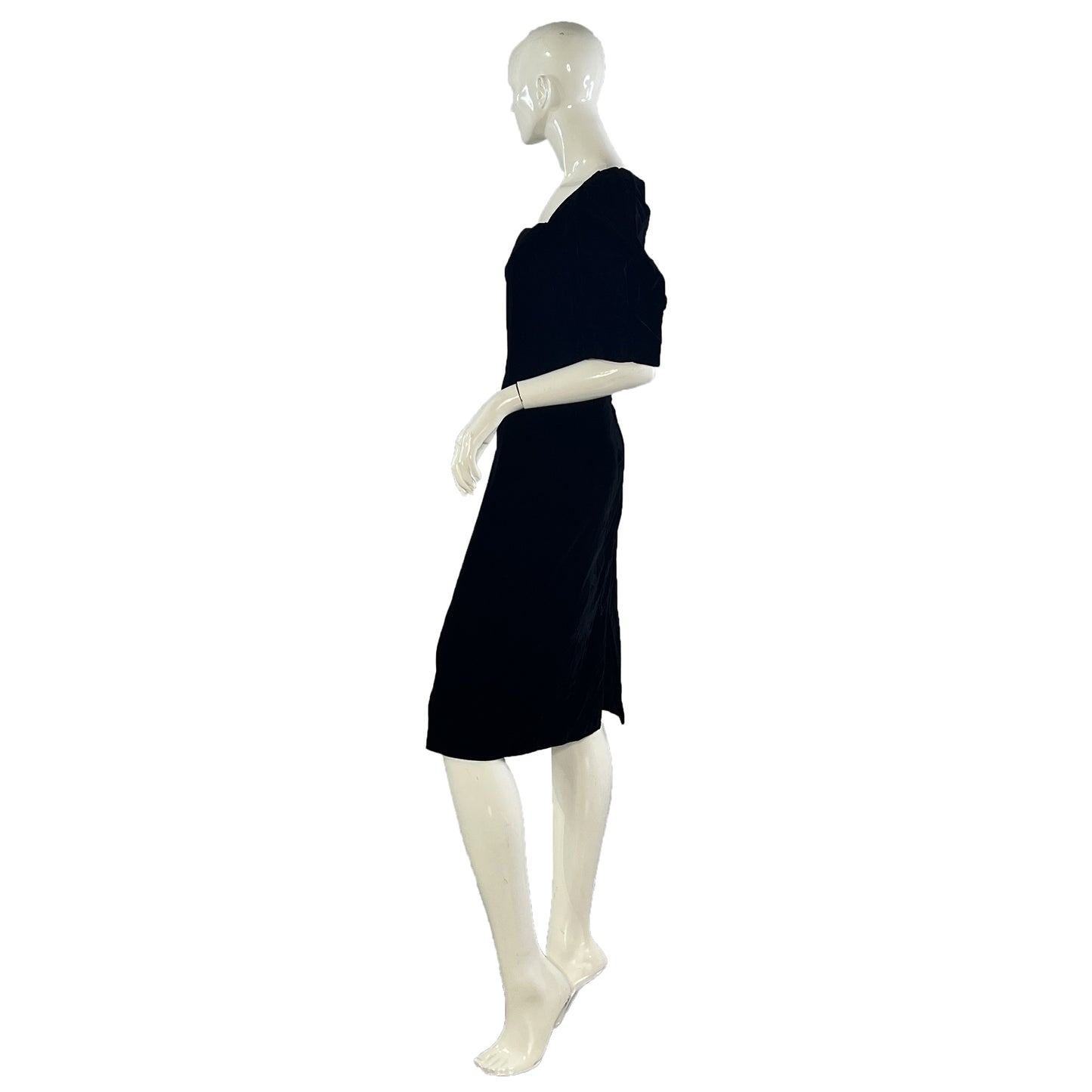 Cachet By Bari Protas Gown Velvet Black  SKU 000310