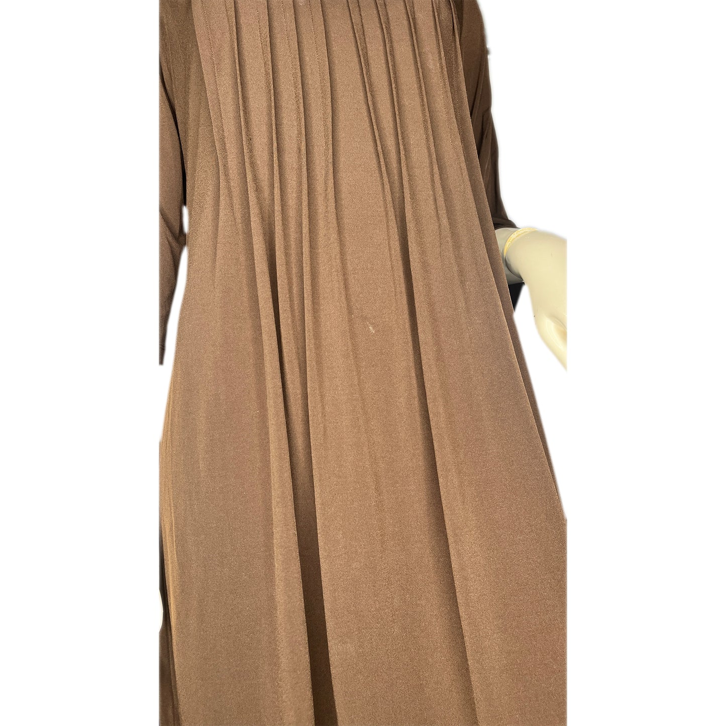Calvin Klein 3/4 Sleeve Above-Knee Brown Size 8 SKU 000213-6