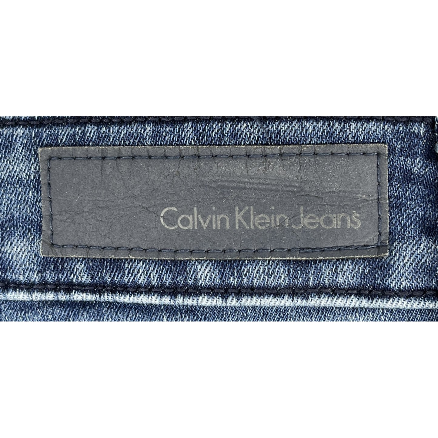 Calvin Klein Denim Bermuda Shorts Dark Blue Size 4 SKU 000425-2