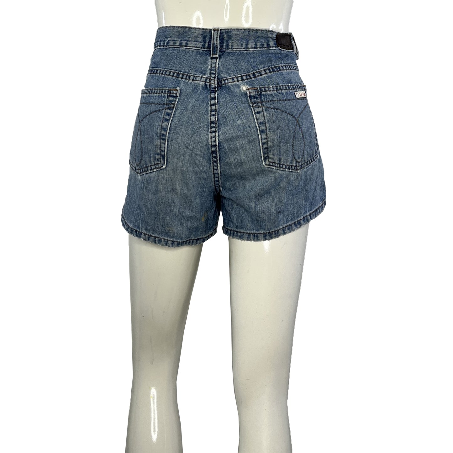 Calvin Klein Denim Shorts Light Blue Size 8 SKU 000424-8