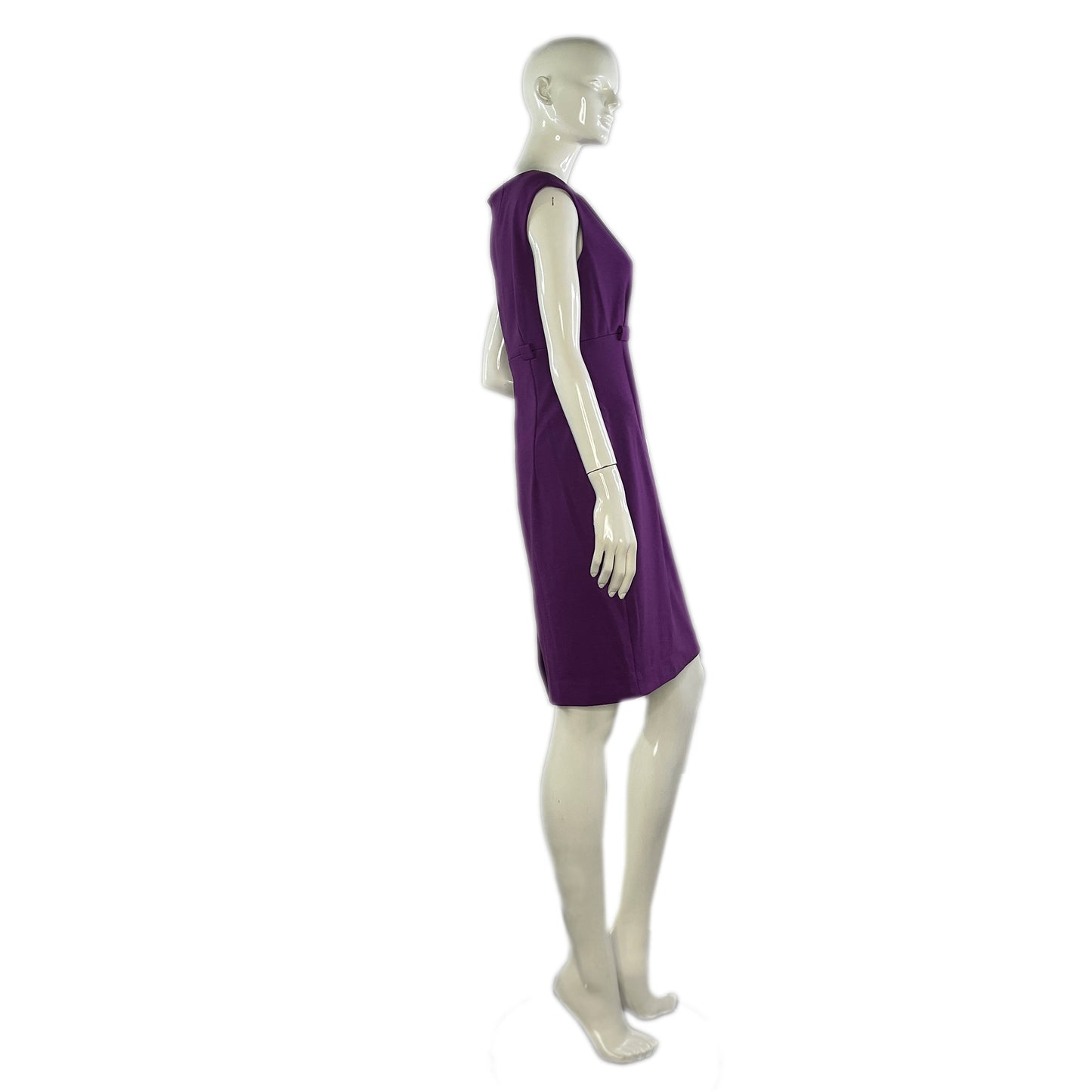 Calvin Klein Dress Above-Knee Cap Sleeve Purple Size 8 SKU 000213-7