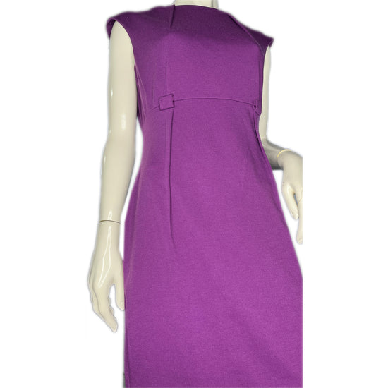 Calvin Klein Dress Above-Knee Cap Sleeve Purple Size 8 SKU 000213-7