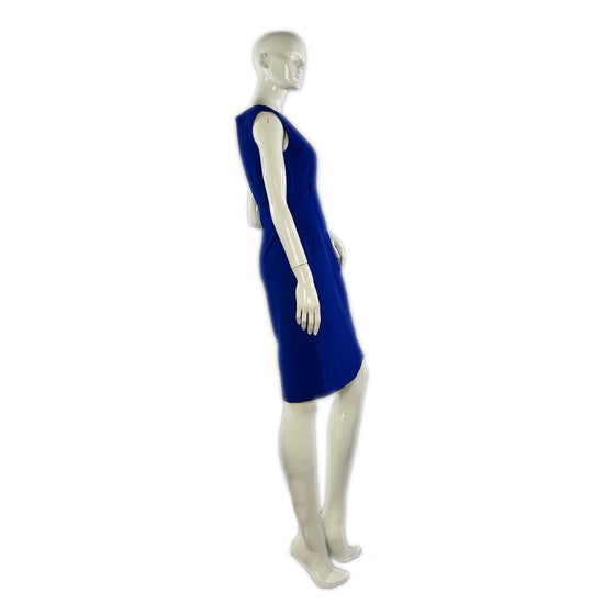 Calvin Klein Dress Cap Sleeve Above-Knee Blue Size 4 SKU 000078-3