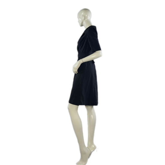 Calvin Klein Dress Short Sleeves w/ Belt Gray Size 8 SKU 000078-5