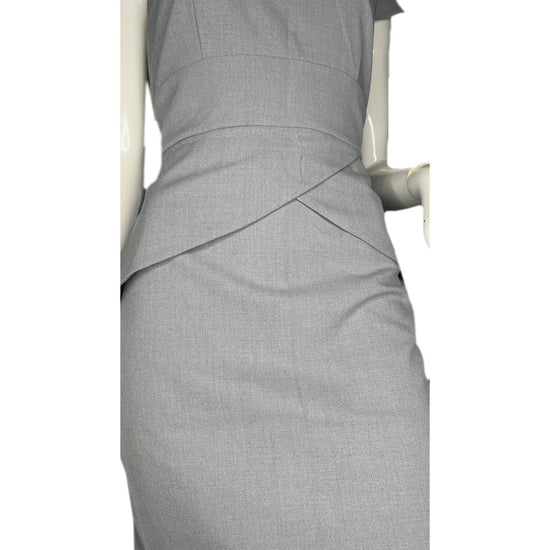 Calvin Klein Dress Sleeveless Above Knee Gray Size 10 SKU 000138-5