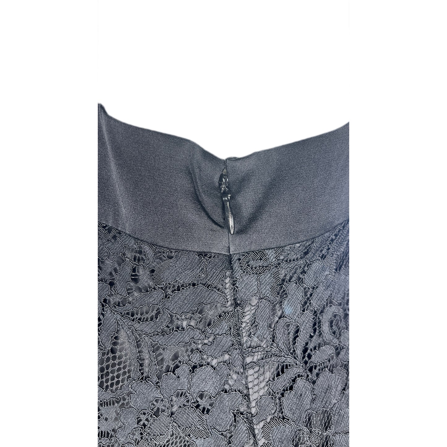 Calvin Klein Dress Sleeveless Floor-Length Lace Black Size 6 SKU 000138-6