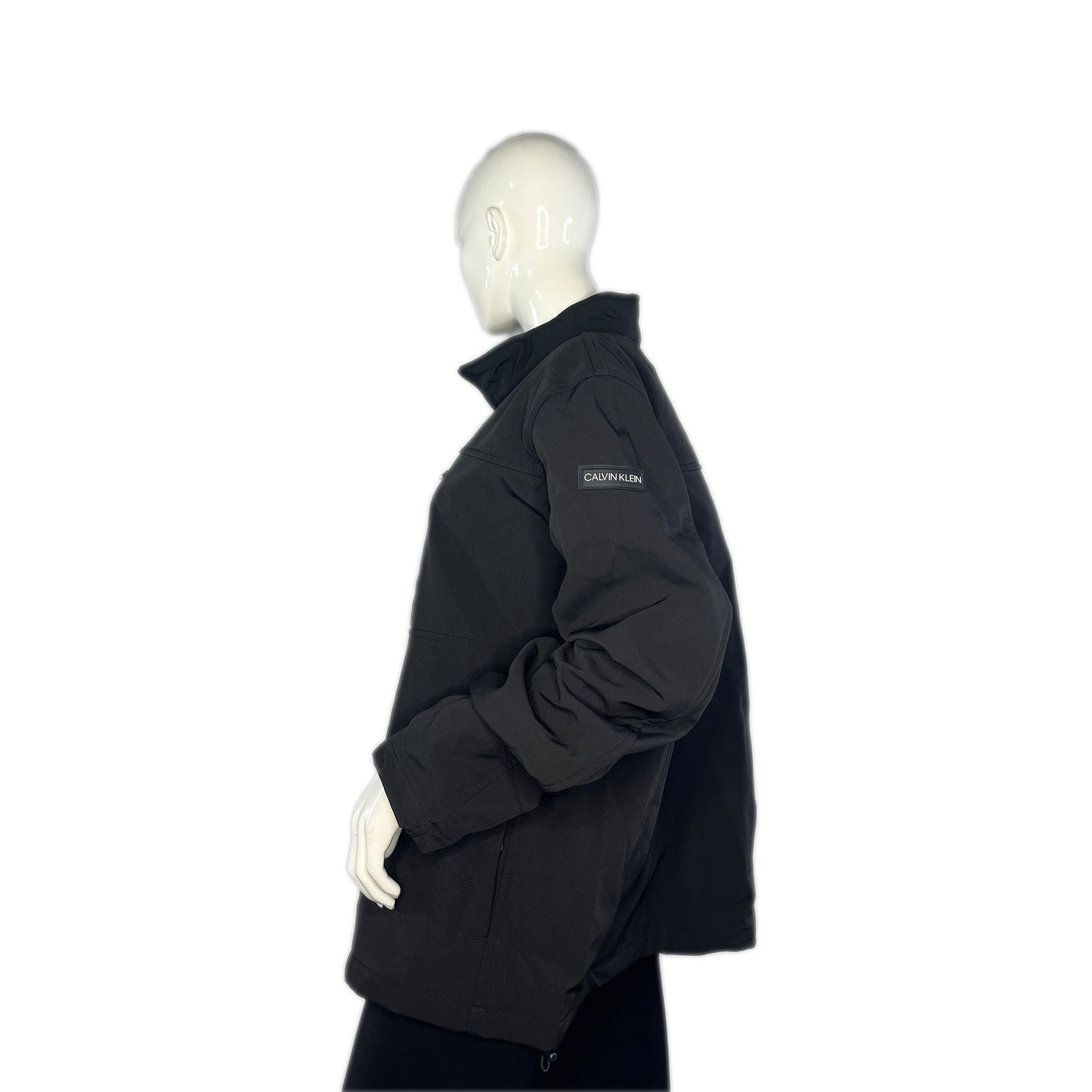 Calvin Klein Jacket Zip-Up Water Resistant Black Size XL SKU 000079-6