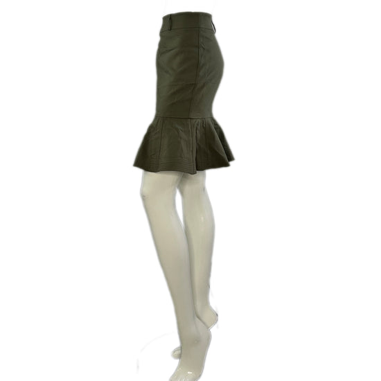 Calvin Klein Skirt Above Knee w Mermaid-Style Detail Tan Size 0 SKU 000213-5