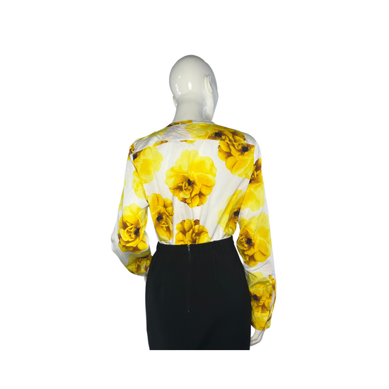 Calvin Klein Top Button Down Floral Size M/L SKU 000012