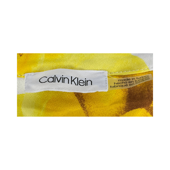 Calvin Klein Top Button Down Floral Size M/L SKU 000012