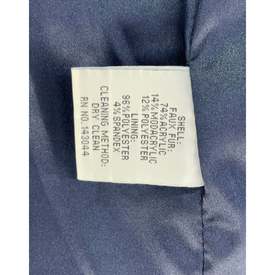 Cusp By Neiman Marcus Vest Fur Maroon, Blue, Tan Size S SKU 000042-2