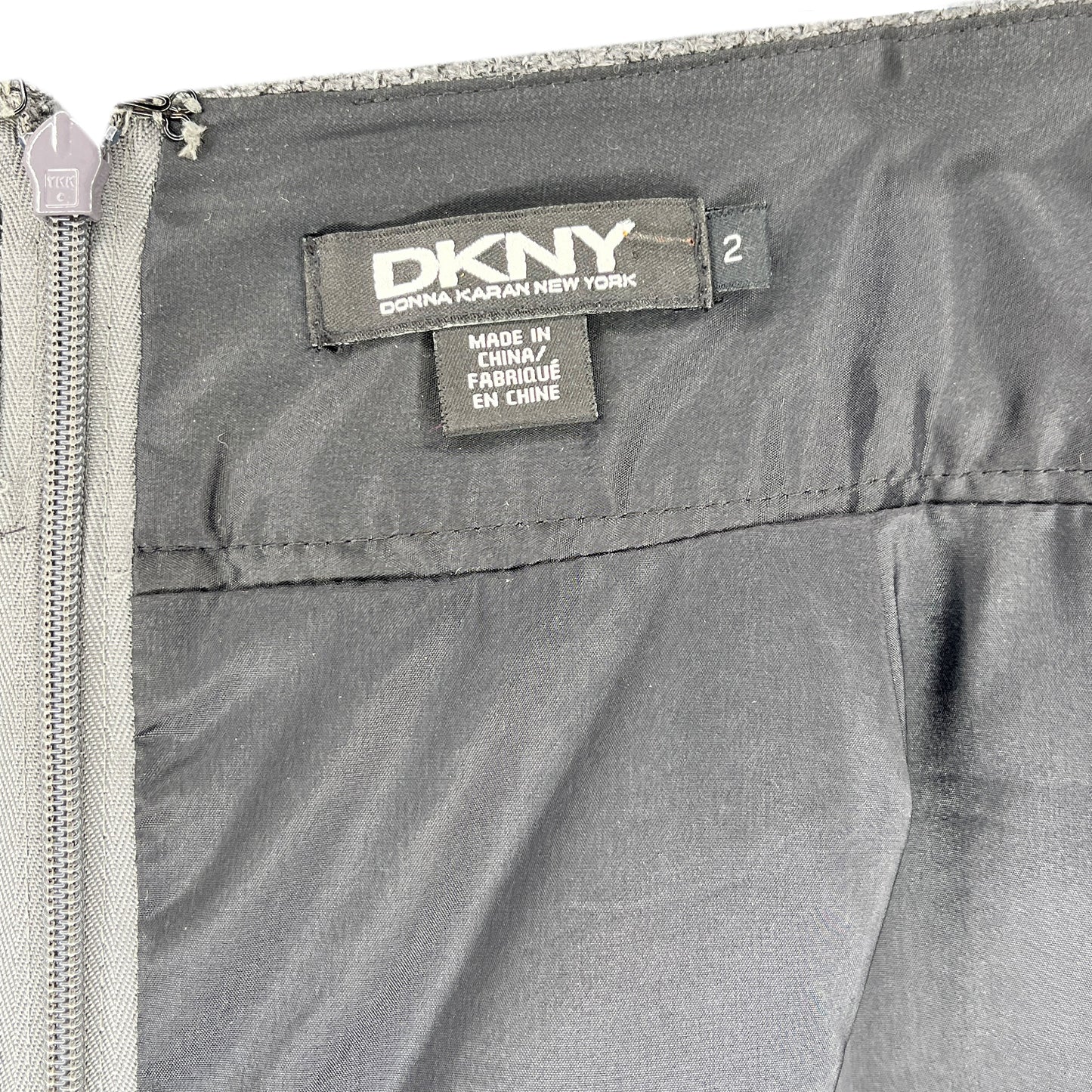 DKNY Pencil Skirt Gray Size 2 SKU 000236-6