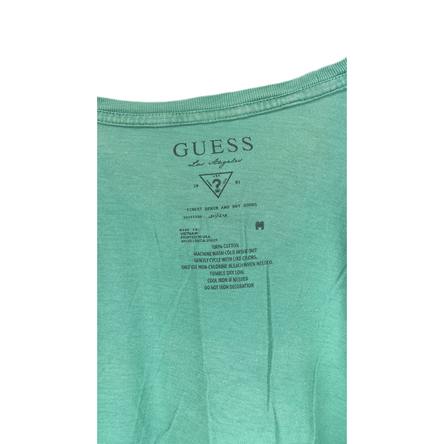 Guess Top Short Sleeve Tee Sage-Green Size M SKU 000267-8