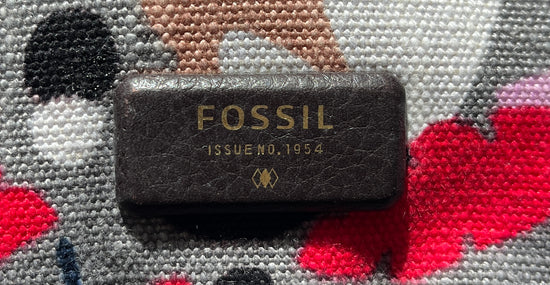 Fossil Cross Body Purse  Brown Multi SKU 000433