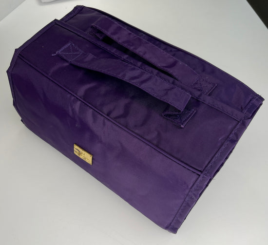 JM New York Makeup/ Jewelry Bag Roll-Up Purple SKU 000432