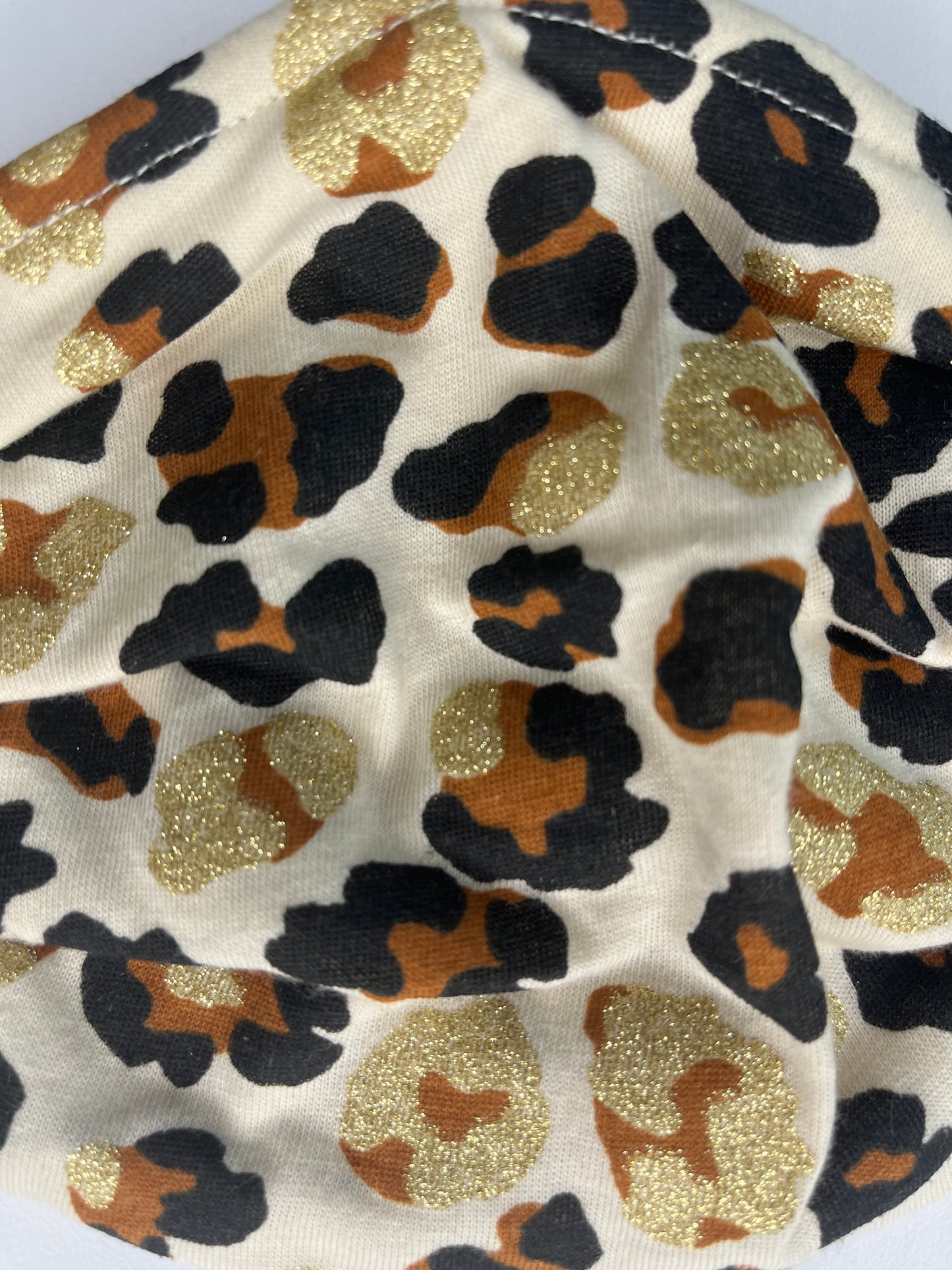Z Supply Facemask Leopard Pattern Cream, Brown, Black, Gold SKU 000436