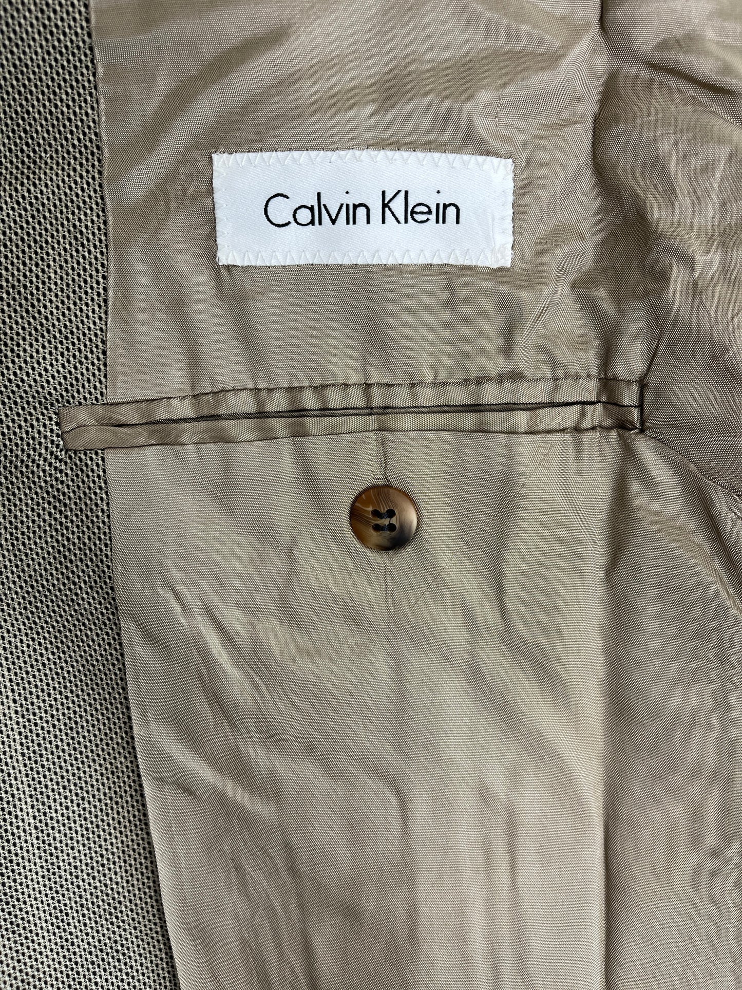 Calvin Klein Men's Jacket Tan Size M SKU 000441