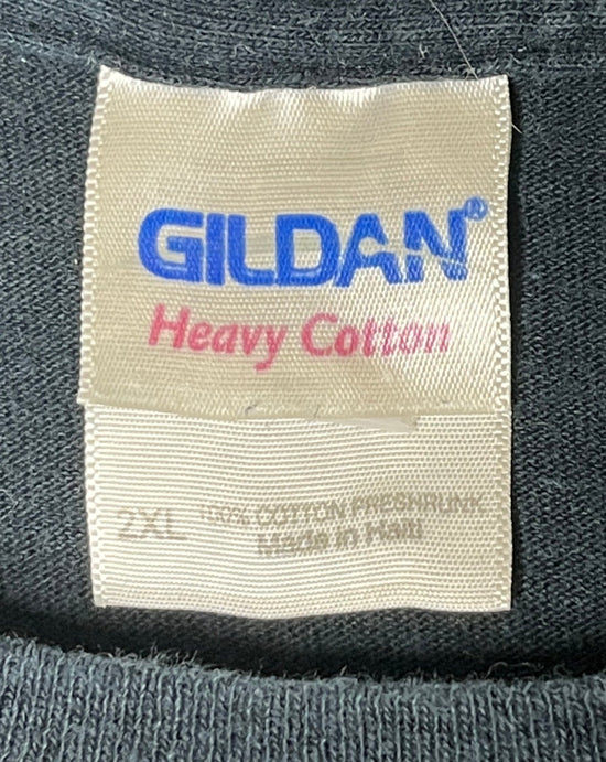 Gildan MEN'S T-Shirt Black & Green Size 2XL SKU 000447