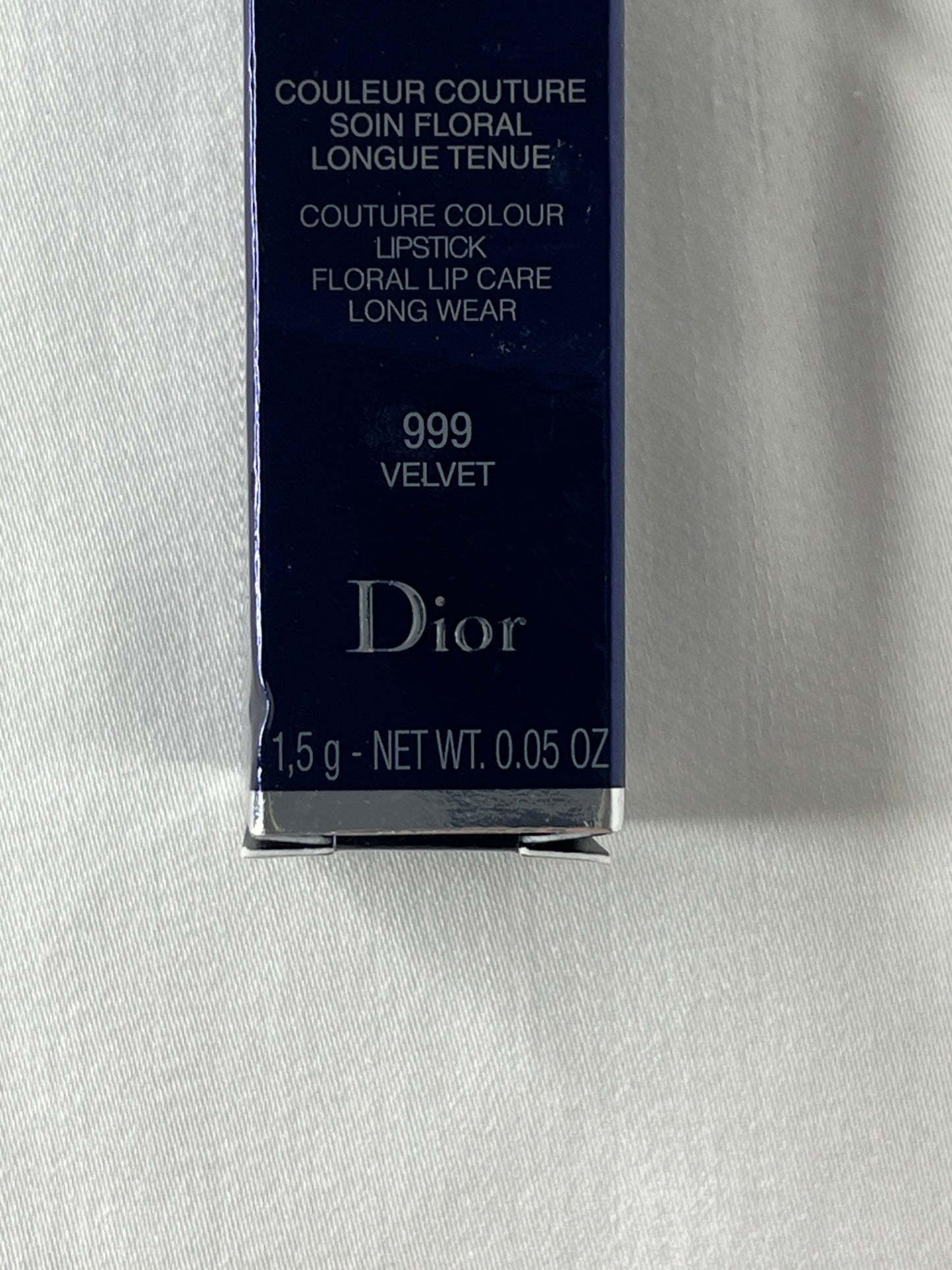 Rouge Dior Longwear Lipstick 999 Velvet Sample SKU 000451