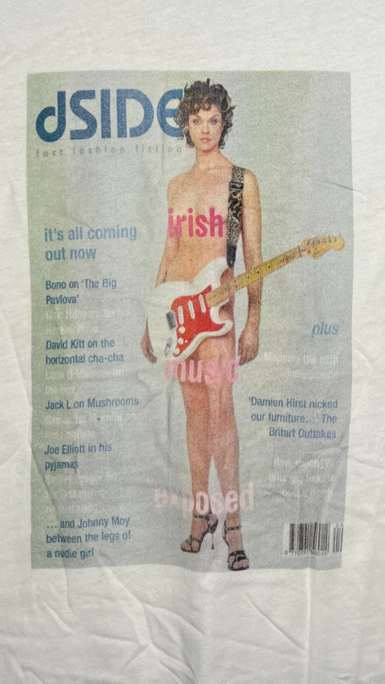 Next Level Top Magazine Cover Short Sleeve White Sz S SKU 0002111-3