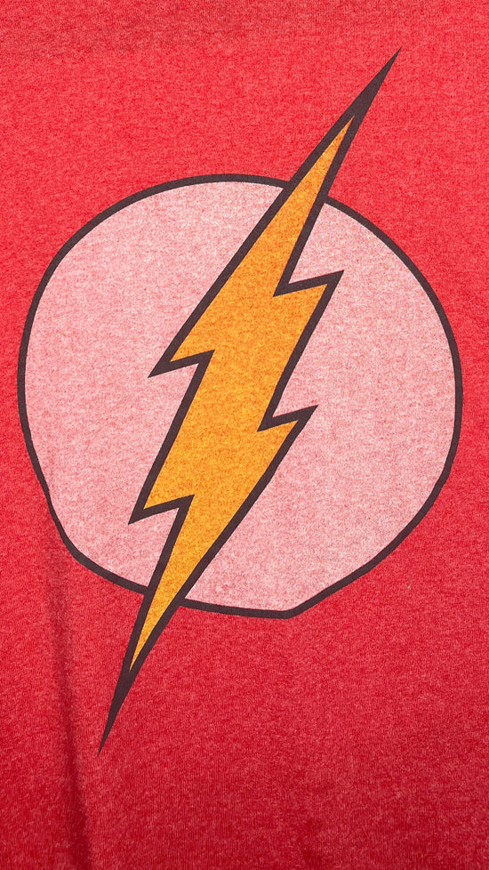 DC Comics Top "The Flash" Short Sleeve Red Sz L SKU 000211-9