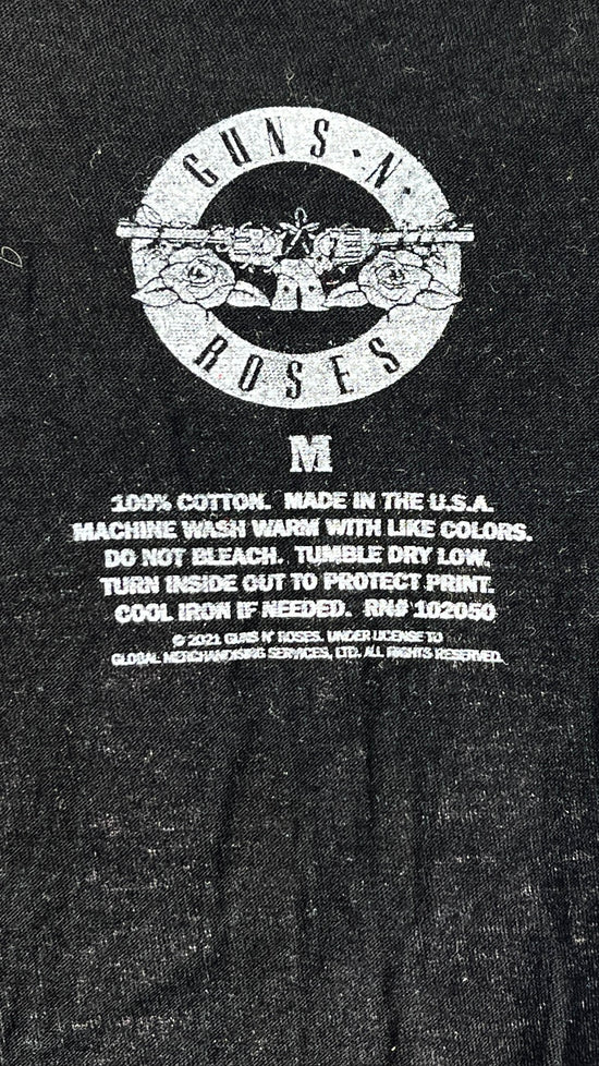 Guns N' Roses Top Short Sleeve Black Sz M SKU 000211-10