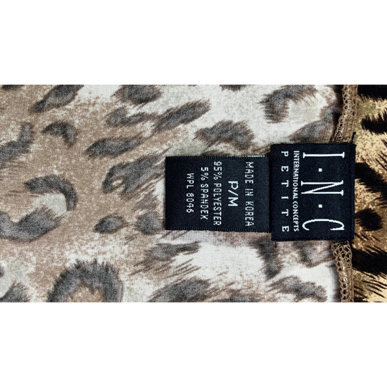 INC Skirt Above-Knee Leopard Brown Size MP SKU 000271-25