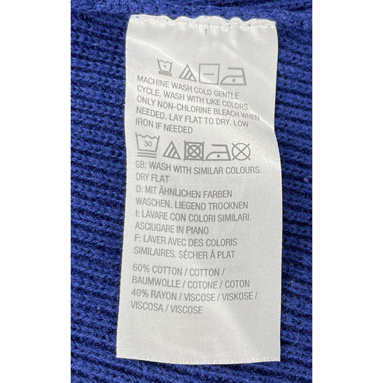 Isaac Mizrahi Top Short Sleeve Open-Shoulder Detail Blue Size M SKU 000412