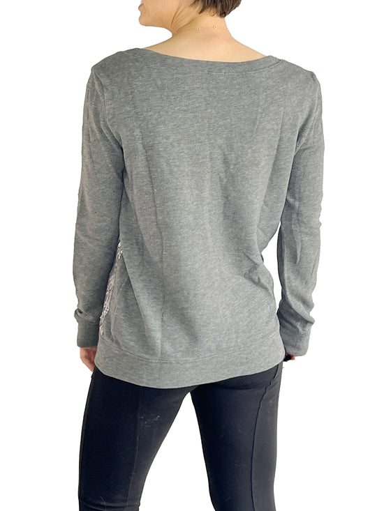 J. Crew Top Sweater Gray Size XS SKU 000045